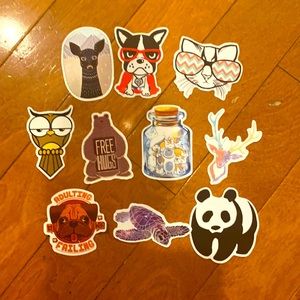 10 ANIMAL Stickers